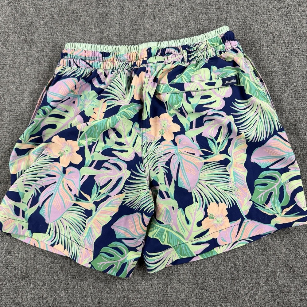Chubbies Shorts Men XS Floral Swim Athletic Lined 5.5" Inseam Training Beach - Picture 2 of 9